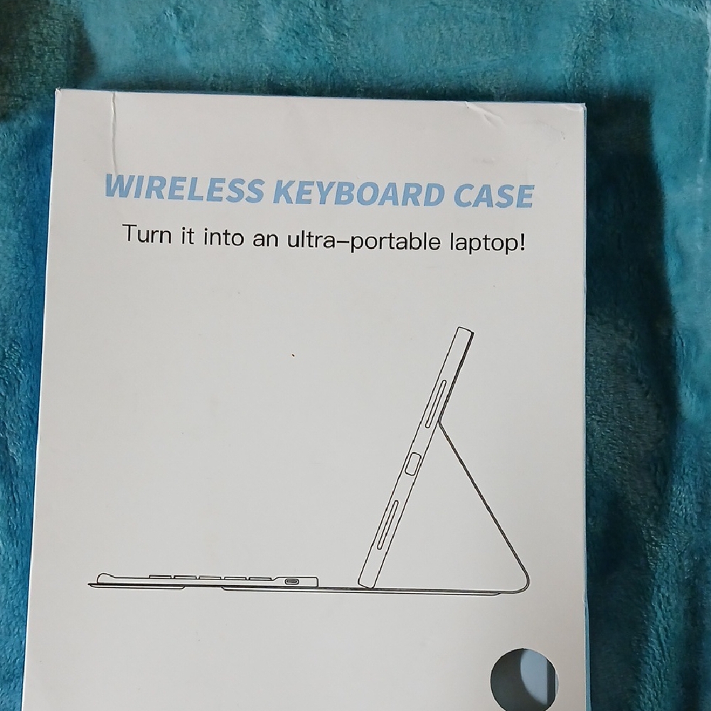 Wireless Keyboard Case - Carolina Blue